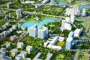 Khi đô thị Đông Nam đường Trần Duy Hưng có vị trí đẹp tại Hà Nội với nhiều dự án khác nhau