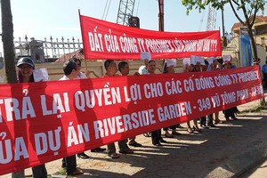 Nhóm cổ đông  yêu cầu công ty mua lại 163.991 cổ phần, với giá 80.000 đồng/cổ phiếu
