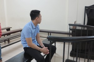 Bị cáo Tuyến tại Tòa.