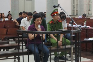 Bị cáo Châu Thị Thu Nga.