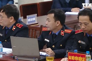 Đại diện VKSND giữ quyền công tố tại tòa.