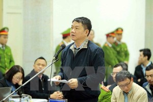 Bị cáo Đinh La Thăng. Ảnh TTXVN.