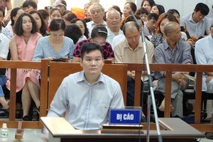 Bị cáo Hải tại phiên tòa sơ thẩm năm 2018.