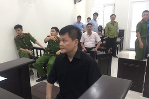 Bị cáo Cường tại tòa.