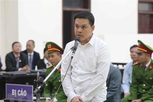 Bị cáo Nguyễn Quang Thành, em rể Vũ, nguyên Giám đốc Công ty TNHH Minh Hưng Phát. Ảnh: TTXVN.