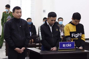 Các bị cáo hầu tòa