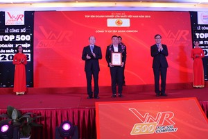 Tập đoàn Cienco4 lần thứ 12 liên tiếp được vinh danh VNR500