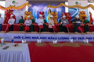 Khởi công dự án nhà máy năng lượng mặt trời Phù Mỹ 333MW