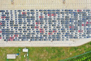 Xe điện Tesla được chụp ở Trung Quốc