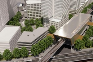 Phối cảnh dự án TOD Hàng Xanh.