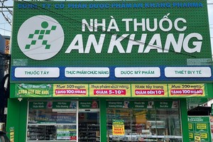 Năm 2025, chuỗi nhà thuốc An Khang tiếp tục lỗ, chuỗi Long Châu báo lãi lớn