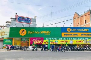 Thế giới Di động (MWG) bảo lãnh tối đa 2.000 tỷ đồng cho đơn vị sở hữu chuỗi Bách hoá Xanh
