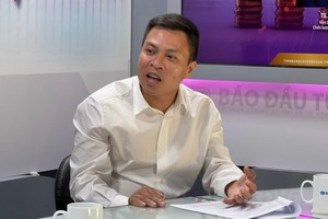 TS. Trần Minh Tuấn, Phó chủ tịch HĐQT Công ty Chứng khoán Smart Invest chia sẻ tại Talkshow. Ảnh: Chí Cường