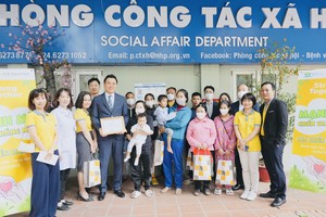 KBSV thực hiện chuyến thiện nguyện tại Bệnh viện Nhi Trung ương