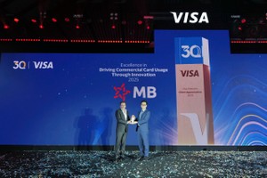 MB nhận bốn giải thưởng danh giá từ Visa