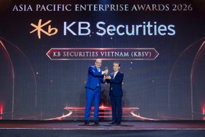 Tổng Giám đốc Chứng khoán KB Việt Nam nhận giải thưởng Thương hiệu truyền cảm hứng 2026