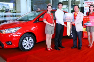 Xe Toyota của “Bay Vietjet – Trúng xe hơi” đến với chủ nhân