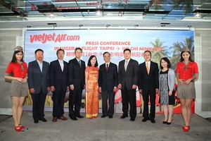 Vietjet mở đường bay TP. HCM - Đài Bắc 