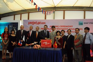 Vietjet và BNP Paribas ký kết thỏa thuận tài trợ tín dụng mua máy bay