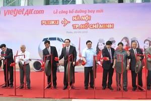 Vietjet mở đường bay Hà Nội, TP. HCM đến Pleiku