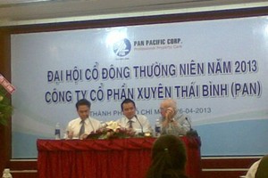 PAN thanh toán 10% cổ tức năm 2013