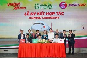 Vietjet, Swift247 và Grab hợp tác toàn diện nhằm phát triển các giải pháp kết nối di chuyển và giao nhận