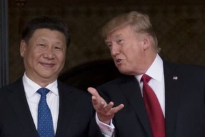 Chủ tịch Trung Quốc Tập Cận Bình và Tổng thống Mỹ Donald Trump. Ảnh: AFP.