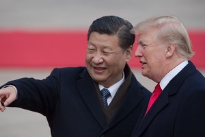 Chủ tịch Trung Quốc Tập Cận Bình và Tổng thống Mỹ Donald Trump. Ảnh: AFP.