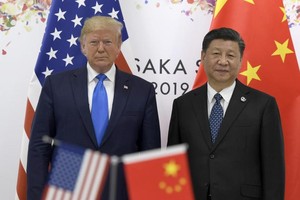 Tổng thống Mỹ Donald Trump và Chủ tịch Trung Quốc Tập Cận Bình trong cuộc họp bên lề Hội nghị thượng đỉnh G-20 tại Osaka, Nhật Bản này 29/6/2019. Ảnh: AP.