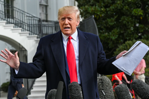 Tổng thống Mỹ Donald Trump tại Nhà Trằn ngày 20/11. Ảnh: Reuters.