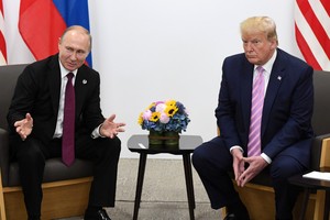 Tổng thống Nga Vladimir Putin và Tổng thống Mỹ Donald Trump. Ảnh: RIA Novosti.