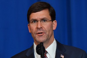 Bộ trưởng Quốc phòng Mỹ Mark Esper. Ảnh: AFP.