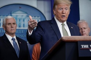 Tổng thống Mỹ Donald Trump tại cuộc họp báo ngày 17/3 ở Nhà Trắng. Ảnh: Getty Images.