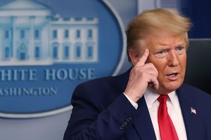 Tổng thống Mỹ Donald Trump tại Nhà Trắng hôm 6/4. Ảnh: Getty Images.