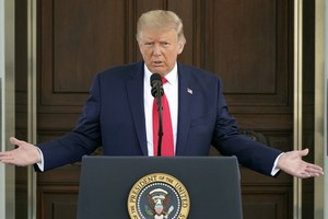 Tổng thống Mỹ Donald Trump tại Nhà Trắng hôm 7/8. Ảnh: AP.