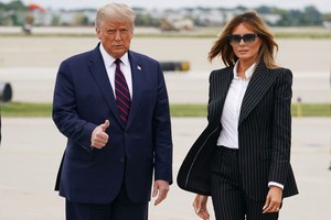 Tổng thống Mỹ Donald Trump và vợ. Ảnh: Getty Images.