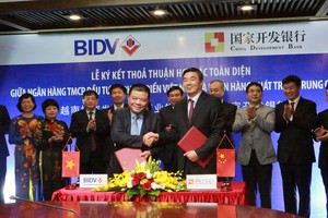 BIDV và Ngân hàng Phát triển Trung Quốc ký Hợp đồng tín dụng 200 triệu USD