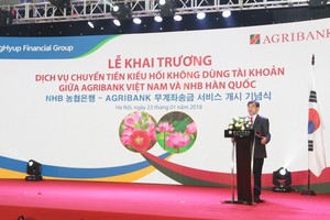 Chuyển tiền kiều hối không dùng tài khoản với Agribank và Nonghyup Bank - Hàn Quốc