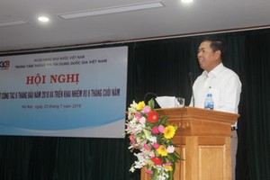 Ông Đỗ Hoàng Phong, Tổng Giám đốc CIC báo cáo tại Hội nghị