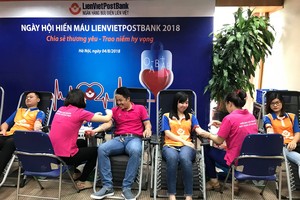 LienVietPostBank tổ chức Ngày hội hiến máu nhân đạo 2018