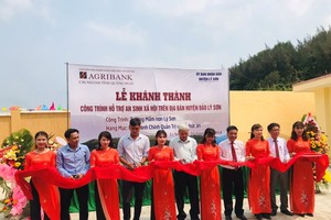 Khánh thành Trường mầm non tại huyện đảo Lý Sơn do Agribank tài trợ kinh phí