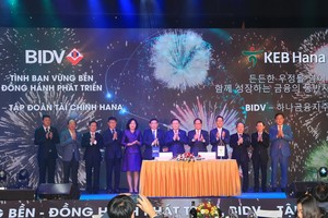 KEB Hana Bank chính thức trở thành cổ đông chiến lược nước ngoài của BIDV