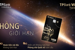 TPBank Visa Signature: Tấm thẻ bằng kim loại đầu tiên có tại Việt Nam