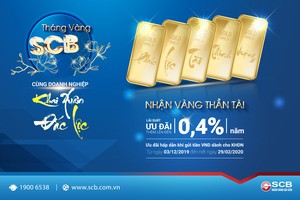 “Tháng vàng SCB – Cùng Doanh nghiệp khai xuân đắc lộc” 