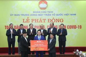 MSB ủng hộ 10 tỷ đồng, đồng hành đẩy lùi dịch bệnh Covid-19