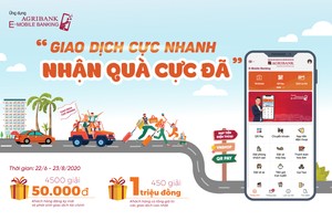 Cùng ứng dụng Agribank E-Mobile Banking nhận quà cực đã