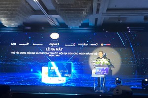 Ông Nguyễn Kim Anh, Phó Thống đốc NHNN Việt Nam phát biểu khai mạc sự kiện