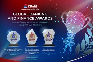 NCB nhận 3 giải thưởng quốc tế danh giá tại Global Banking & Finance Awards