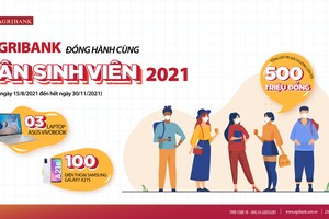 Agribank dành 500 triệu đồng chào đón Tân sinh viên 2021
