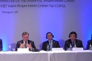 Hội nghị Đối thoại tại COP26 với Thủ tướng Chính phủ Việt Nam "Kiến tạo tương lại thịnh vượng và bền vững thông qua đầu tư tư nhân”